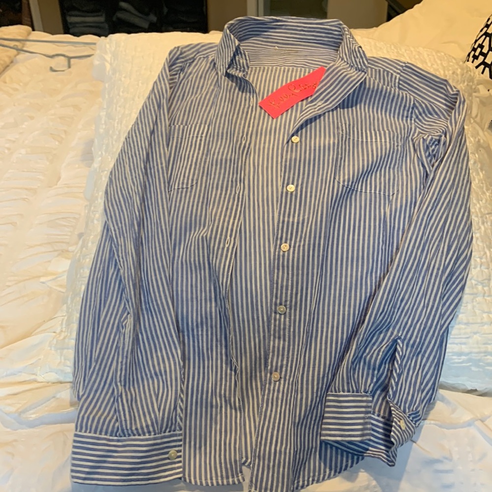 Lilly Pulitzer button down shirt